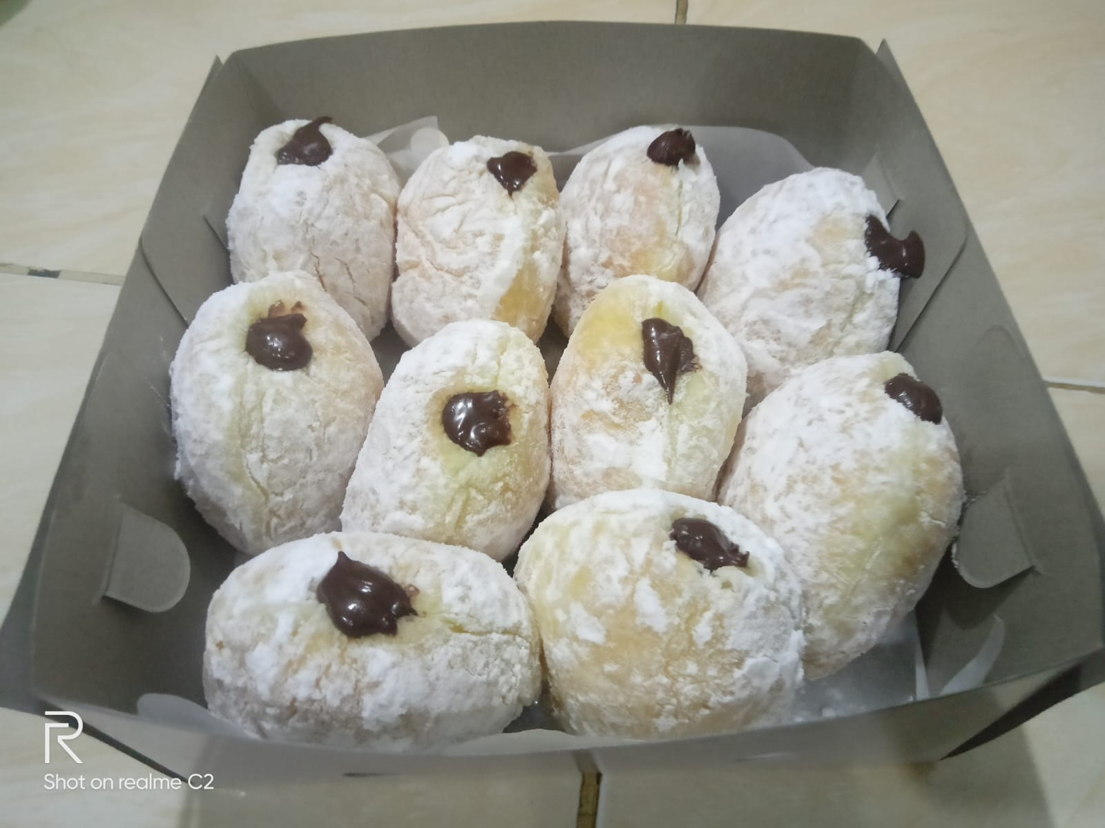 Kue Bomboloni Cokelat - 6 pcs